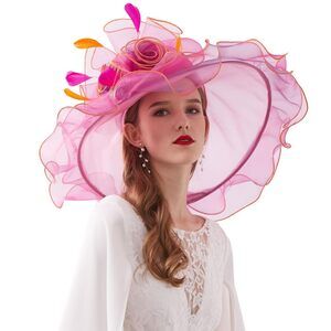 8759 Women's Derby Church Hat Bridal Tea Party Wedding Sun